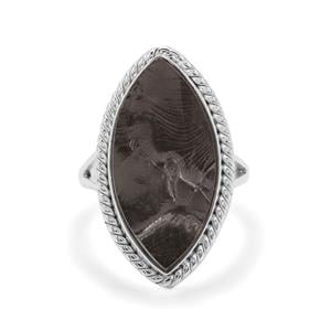 9.75ct Shungite Sterling Silver Aryonna Ring