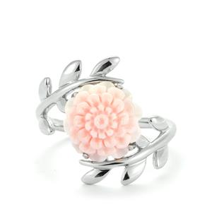Queen Conch Dahlia Ring in Sterling Silver (11mm)