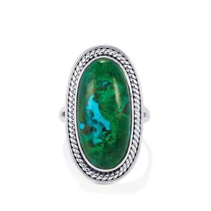 15ct Chrysocolla Sterling Silver Aryonna Ring 