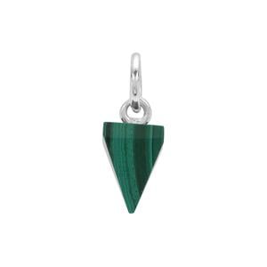 Malachite Pendant in Sterling Silver 4.25cts