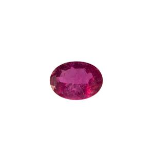 0.9cts Nigerian Rubellite 8x6mm Oval (H)