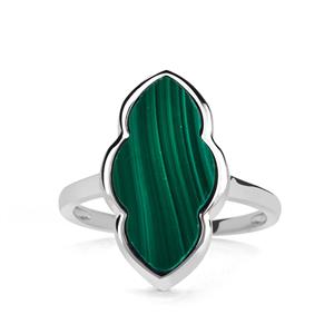 5.18ct Malachite Sterling Silver Ring