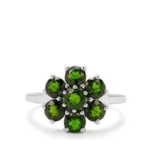 2.98ct Chrome Diopside Sterling Silver Ring