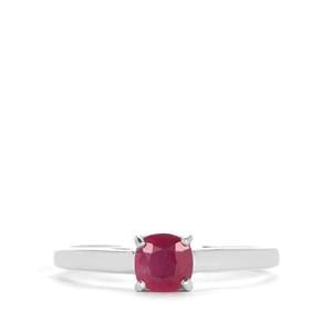 John Saul Ruby Ring in Sterling Silver 0.64ct