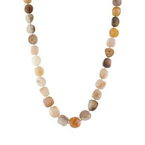 Bobonong Botswana Agate Necklace in Sterling Silver 759.16cts