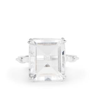Natural Ice Flourite Ring in Sterling Silver 12.42cts