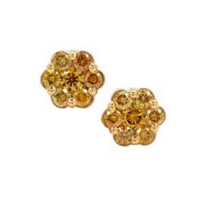 1/3ct Imperial Diamonds 9K Gold Earrings 