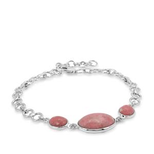 12.13ct Thulite Sterling Silver Aryonna Bracelet
