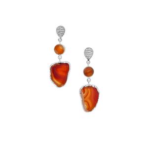 13.75ct Agate Sterling Silver Aryonna Earrings