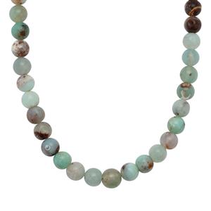 150cts Aquaprase™ Sterling Silver Necklace 