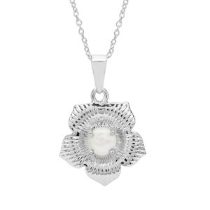 Kaori Cultured Pearl Sterling Silver Pendant Necklace (5mm)