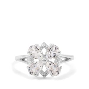 2.07ct White Topaz Sterling Silver Ring