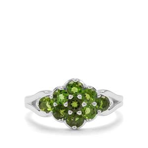 1.15ct Chrome Diopside Sterling Silver Ring 