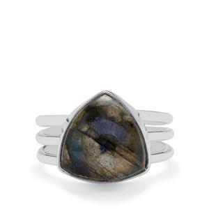 6.50ct Purple Labradorite Sterling Silver Aryonna Ring 
