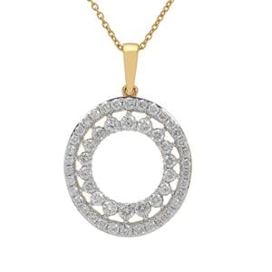 1.03cts Diamonds 18K Gold Necklace