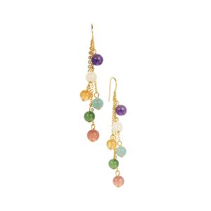 'Kaleidoscope of Colour' Gemstone Earrings ATGW 23.25cts 