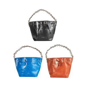Destello Vegan Leather Mock Croc Bucket Bag - Available in 3 Colours