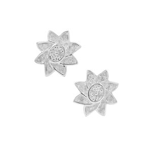 1/10ct Diamonds Sterling Silver Earrings 
