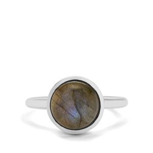 4.50ct Paul Island Labradorite Sterling Silver Aryonna Ring