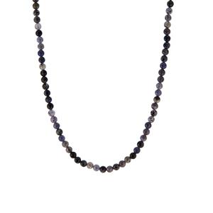 125cts Iolite Sterling Silver Necklace 