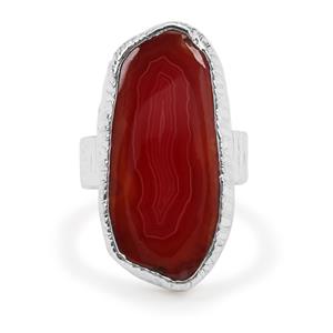 19.70ct Agate Sterling Silver Aryonna Ring