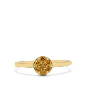 1/5ct Imperial Diamonds 9K Gold Ring 