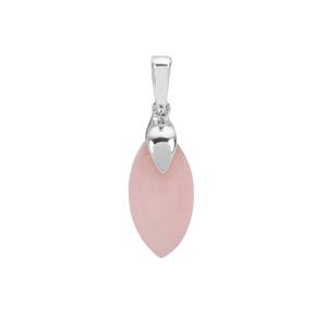 Peruvian Pink Opal Pendant in Sterling Silver 4.55cts