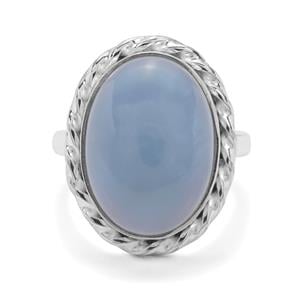 11cts Bengal Blue Opal Sterling Silver Aryonna Ring 