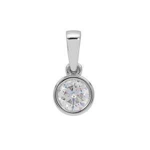 Diamond Pendant in Platinum 950 0.52ct
