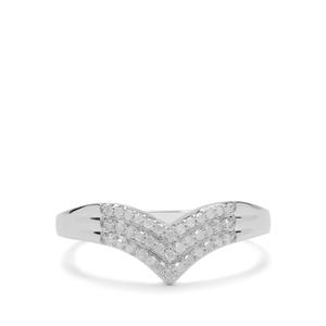 1/5ct Diamonds Sterling Silver Ring