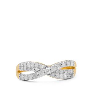 1/2ct GH Diamonds 9K Gold Ring 