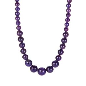 174.10ct Zambian Amethyst Sterling Silver Necklace