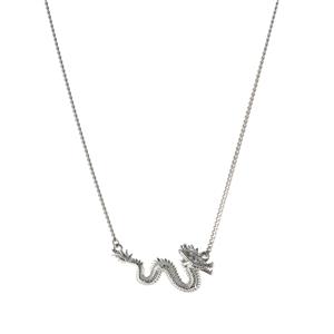 Sterling Silver Dragon Necklace 4.35g