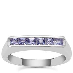Tanzanite Ring in Sterling Silver 0.57ct