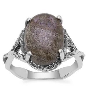 Labradorite Ring in Sterling Silver 6cts