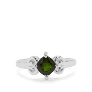 0.97ct Chrome Diopside Sterling Silver Ring  ATGW 