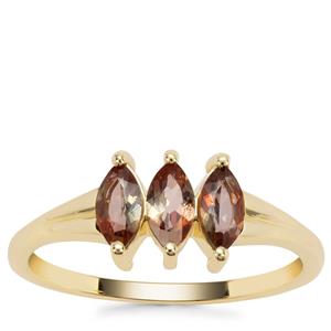 Sopa Andalusite Ring in 9K Gold 0.67cts