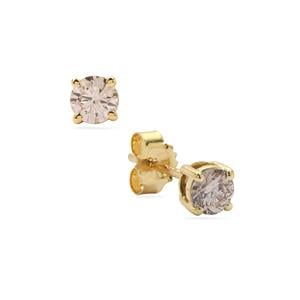 VSI Blush Diamond 9K Gold Earrings 