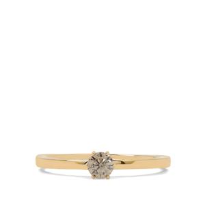 1/4ct Argyle Diamond 18K Gold Ring
