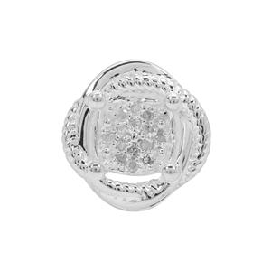 1/10ct Diamond Sterling Silver Pendant 