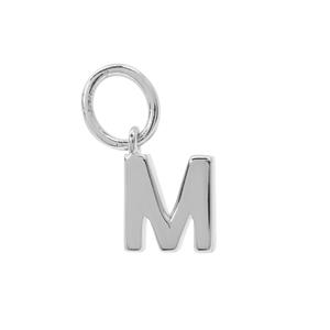Charms Alphabet - M in Sterling Silver