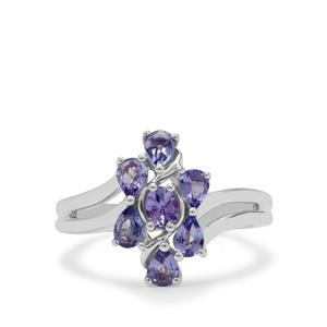 Tanzanite Ring in Sterling Silver 1.05cts