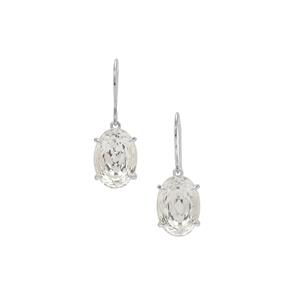 11.55ct The Lazare Cut Crystal Quartz Sterling Silver Earrings  