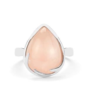 Galileia Morganite Ring in Sterling Silver 6.84cts