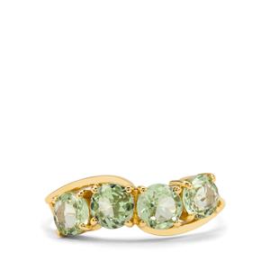 2.05ct Kijani Garnet 9K Gold Ring
