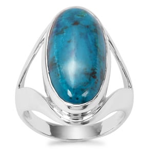 Chrysocolla Ring in Sterling Silver 11.48cts