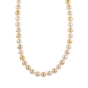 South Sea Cultured Pearl Sterling Silver Necklace (7.50mm)