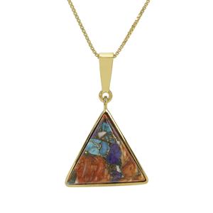 11ct Copper Mojave Turquoise Midas Aryonna Pendant Slider Necklace 