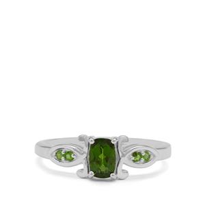 0.60ct Chrome Diopside Sterling Silver Ring