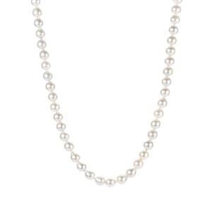 South Sea Cultured Pearl (8x9mm) Necklace  in Sterling Silver